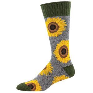 Socksmith – Sincerely Sunflowers - Recycled Cotton Blend Socks - Medium